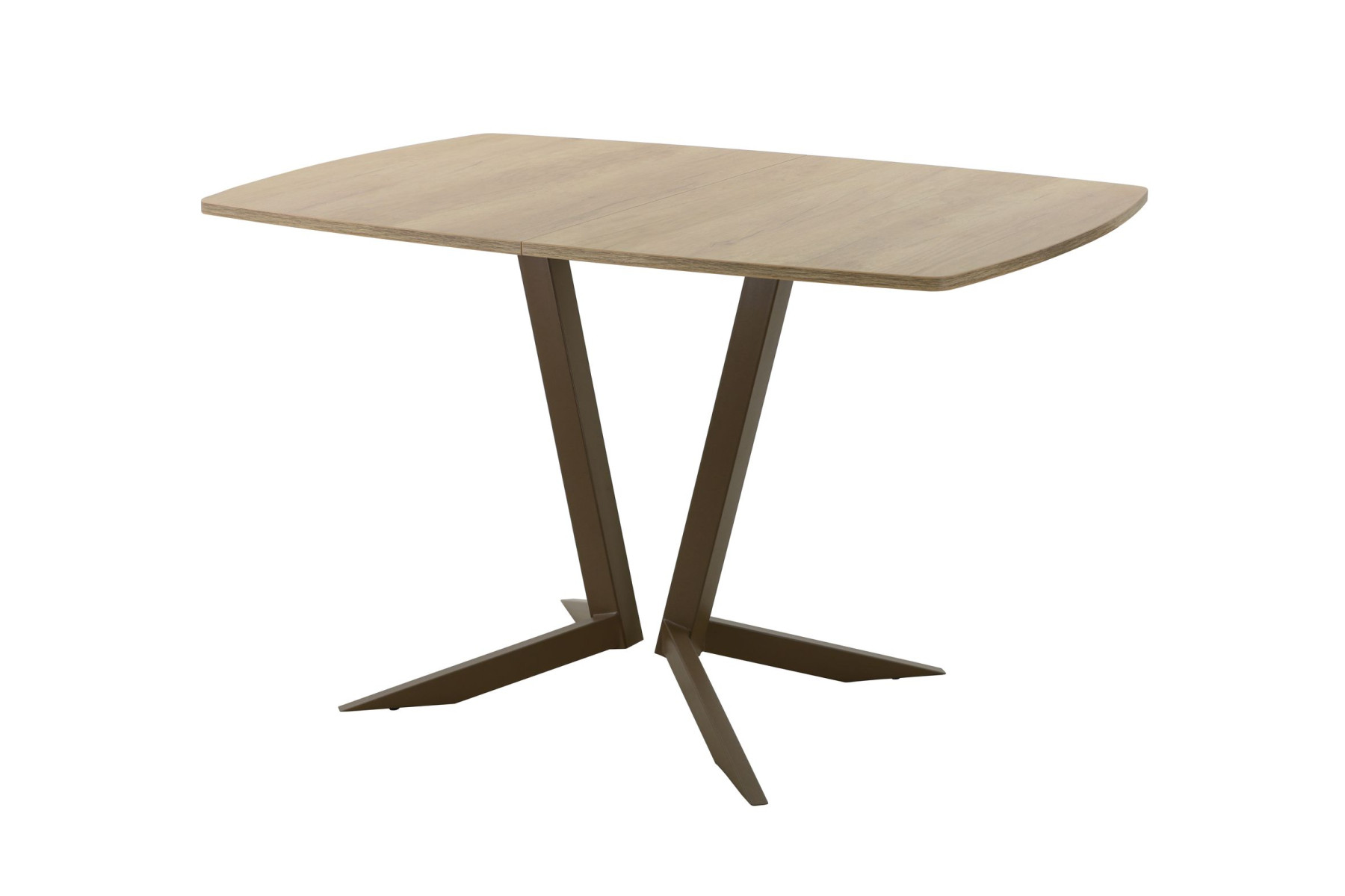 Обеденный стол AMC Elite (серии SLIM) / E19(1200) D6 (коричневый/Дуб Небраска Натуральный)