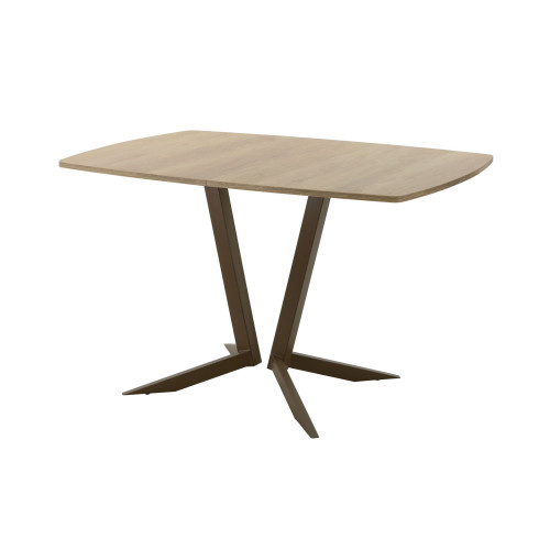Обеденный стол AMC Elite (серии SLIM) / E19(1200) D6 (коричневый/Дуб Небраска Натуральный)