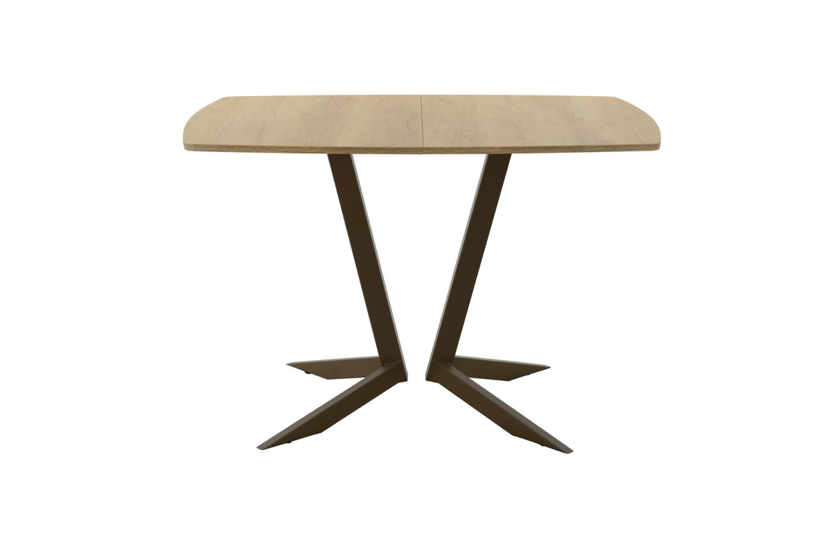 Обеденный стол AMC Elite (серии SLIM) / E19(1200) D6 (коричневый/Дуб Небраска Натуральный)