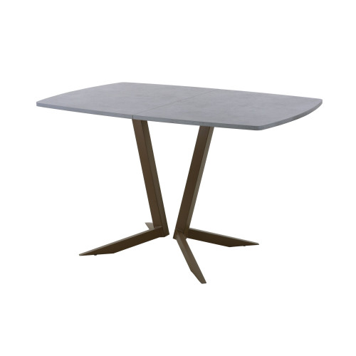 Обеденный стол AMC Elite (серии SLIM) / E19(1200) D6 (коричневый/Бетон Чикаго светло-серый)
