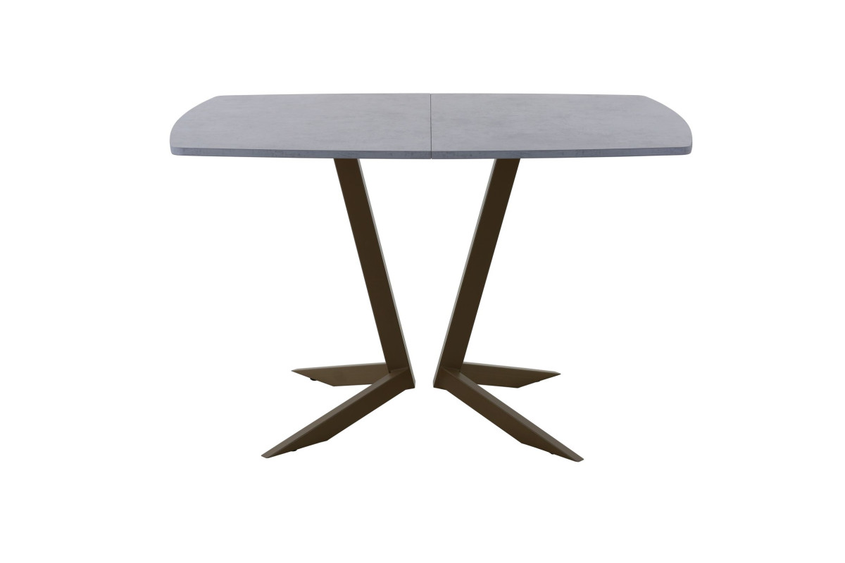 Обеденный стол AMC Elite (серии SLIM) / E19(1100) D6 (коричневый/Бетон Чикаго светло-серый)