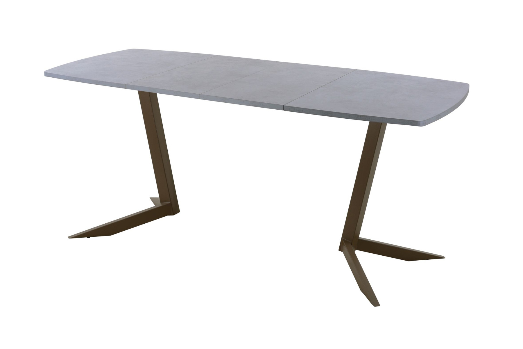 Обеденный стол AMC Elite (серии SLIM) / E19(1100) D6 (коричневый/Бетон Чикаго светло-серый)