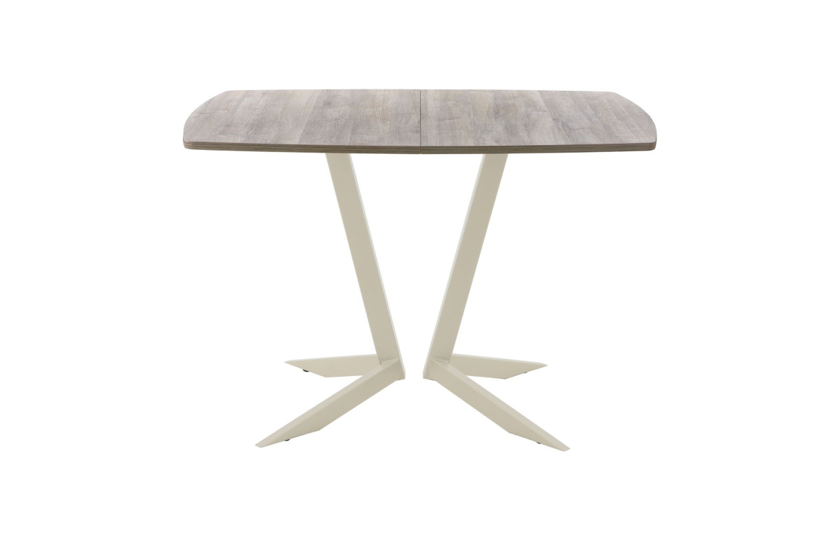 Обеденный стол AMC Elite (серии SLIM) / E19(1100) D6 (бежевый/Дуб Уайт-Ривер песочно-бежевый)