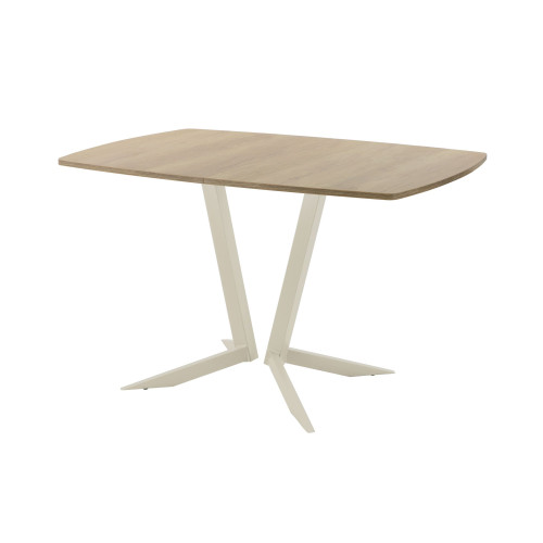 Обеденный стол AMC Elite (серии SLIM) / E19(1200) D6 (бежевый/Дуб Небраска Натуральный)