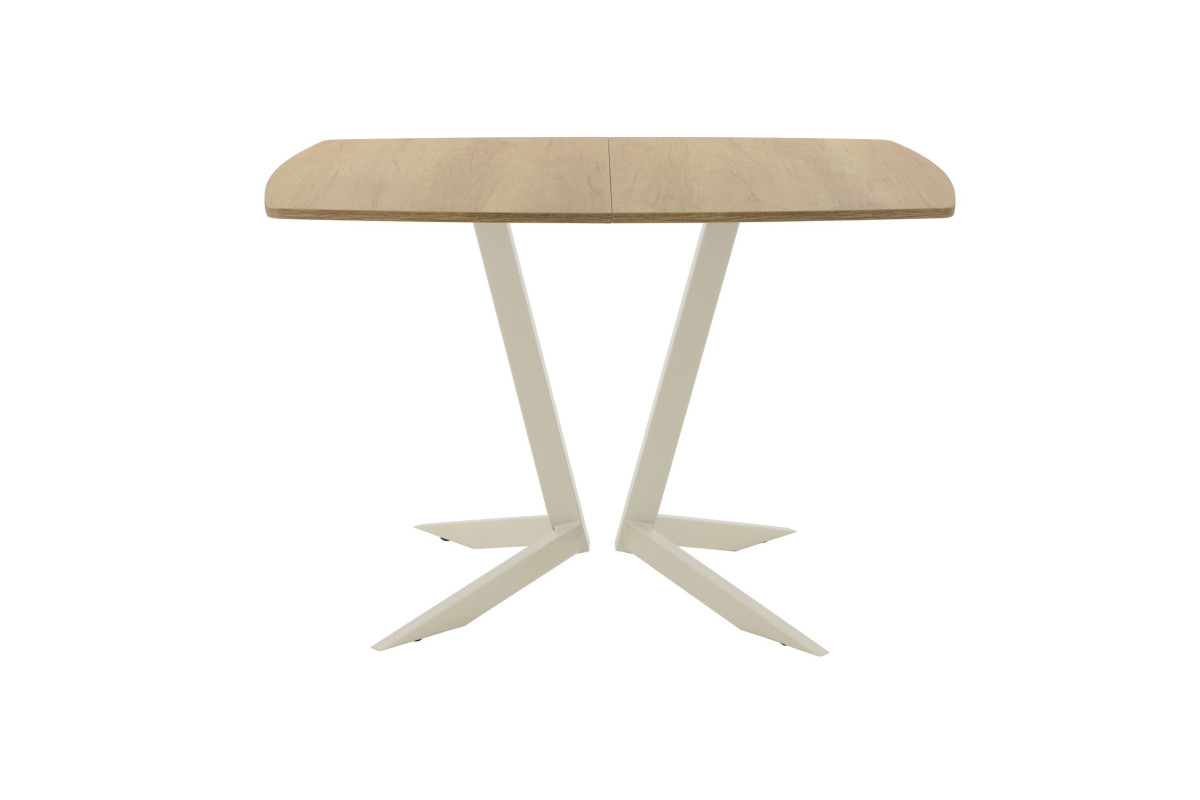 Обеденный стол AMC Elite (серии SLIM) / E19(1200) D6 (бежевый/Дуб Небраска Натуральный)