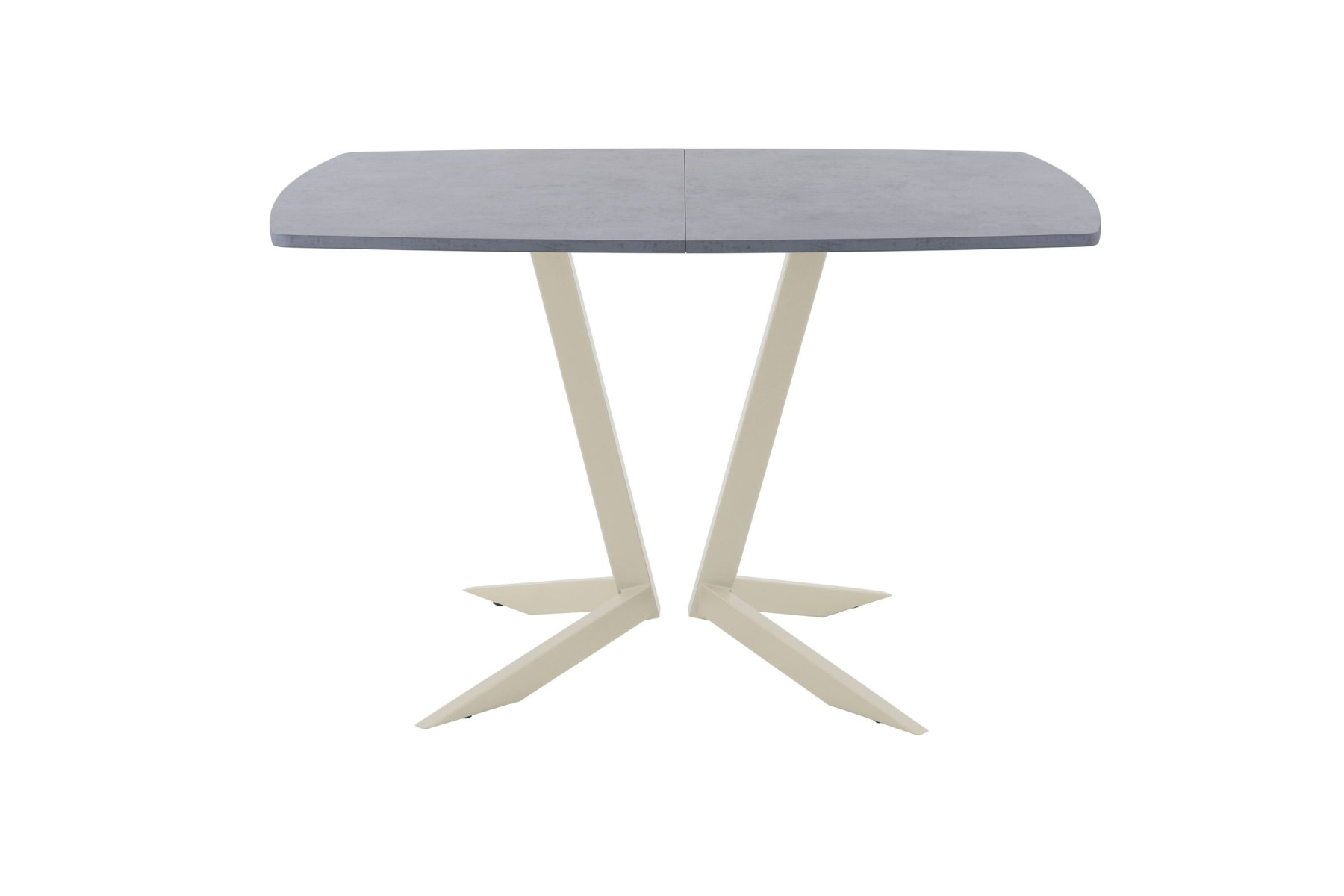 Обеденный стол AMC Elite (серии SLIM) / E19(1200) D6 (бежевый/Бетон Чикаго светло-серый)