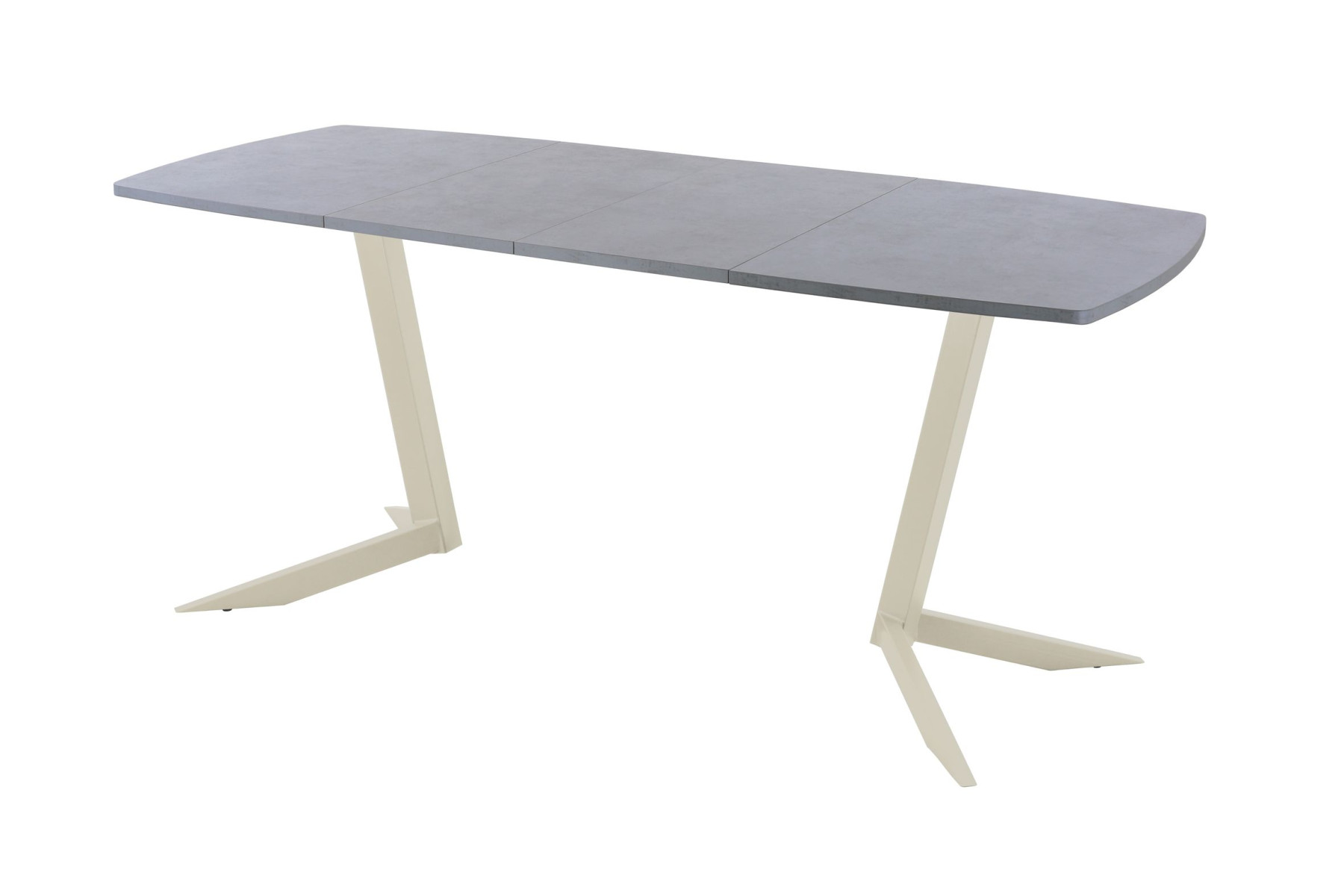 Обеденный стол AMC Elite (серии SLIM) / E19(1200) D6 (бежевый/Бетон Чикаго светло-серый)
