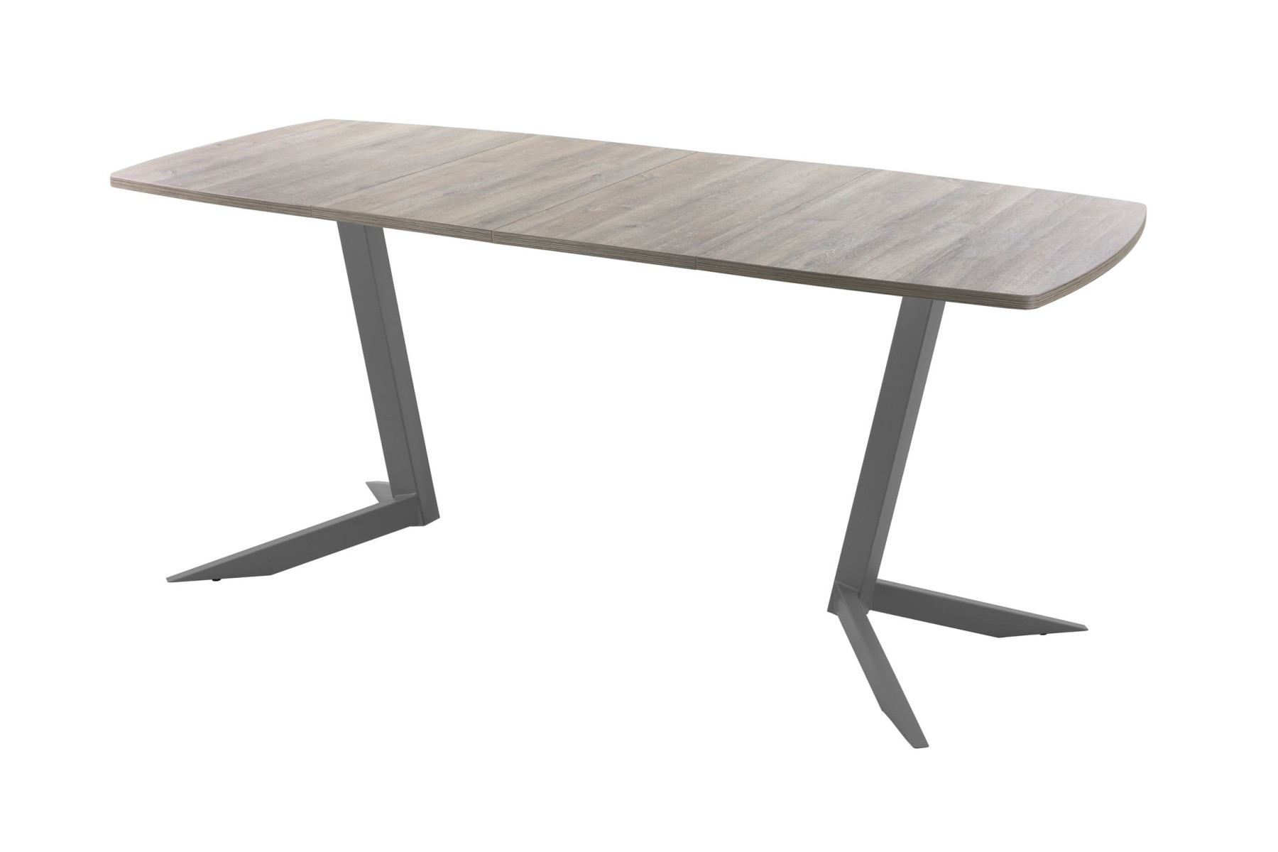 Обеденный стол AMC Elite (серии SLIM) / E19(1200) D6 (графит/Дуб Уайт-Ривер песочно-бежевый)