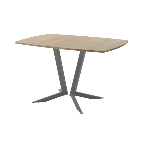 Обеденный стол AMC Elite (серии SLIM) / E19(1200) D6 (графит/Дуб Небраска Натуральный)