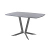 Обеденный стол AMC Elite (серии SLIM) / E19(1100) D6 (графит/Бетон Чикаго светло-серый)