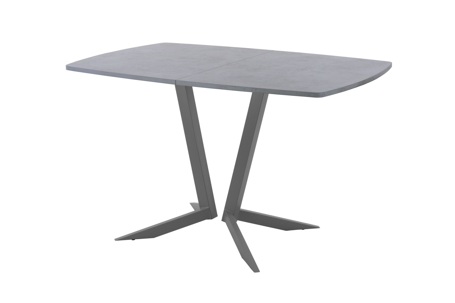 Обеденный стол AMC Elite (серии SLIM) / E19(1200) D6 (графит/Бетон Чикаго светло-серый)