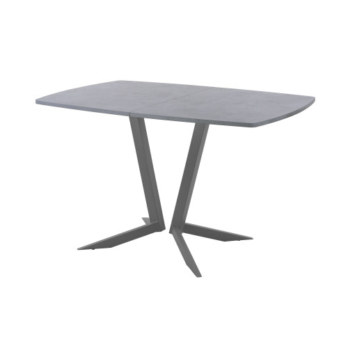 Обеденный стол AMC Elite (серии SLIM) / E19(1100) D6 (графит/Бетон Чикаго светло-серый)