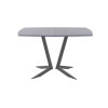 Обеденный стол AMC Elite (серии SLIM) / E19(1100) D6 (графит/Бетон Чикаго светло-серый)