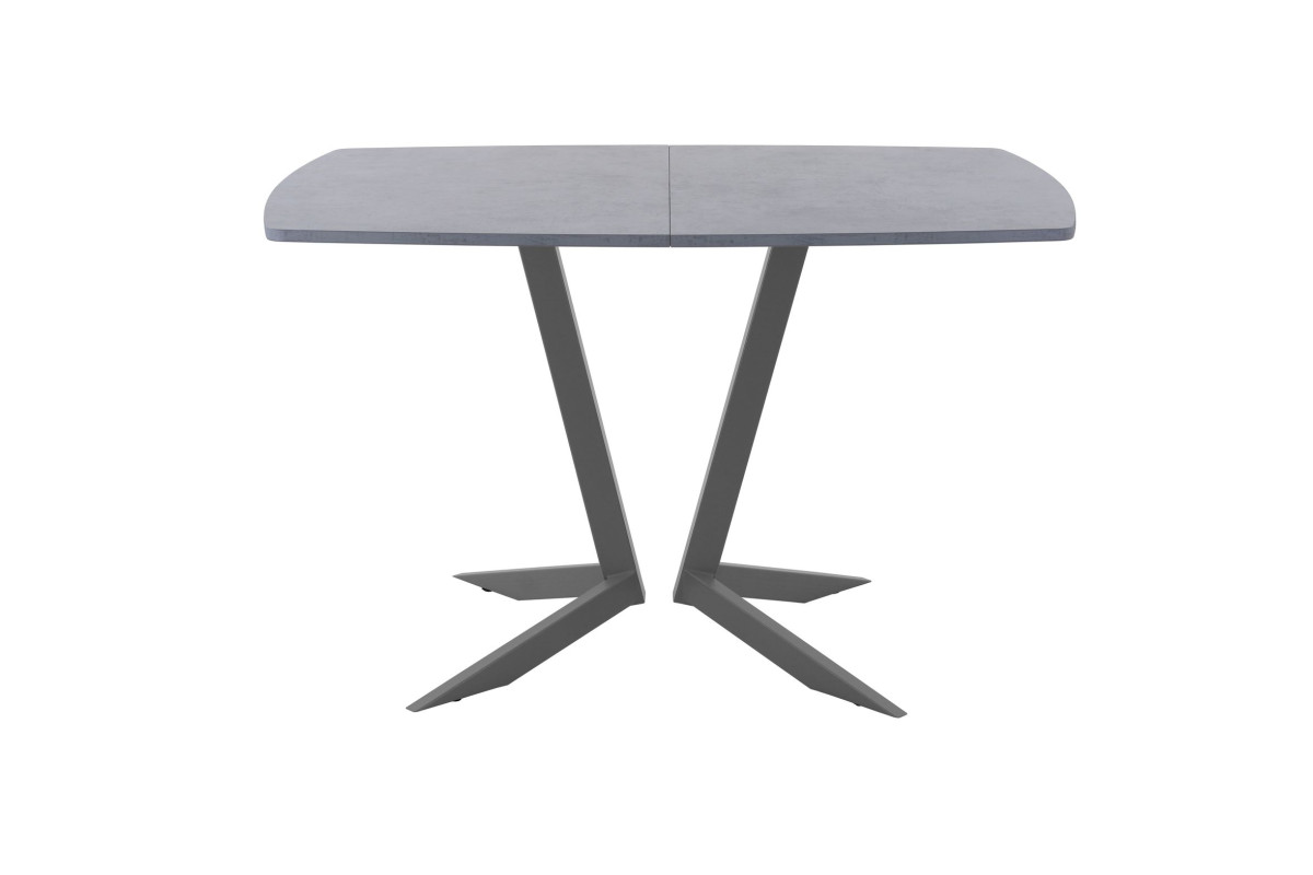 Обеденный стол AMC Elite (серии SLIM) / E19(1100) D6 (графит/Бетон Чикаго светло-серый)