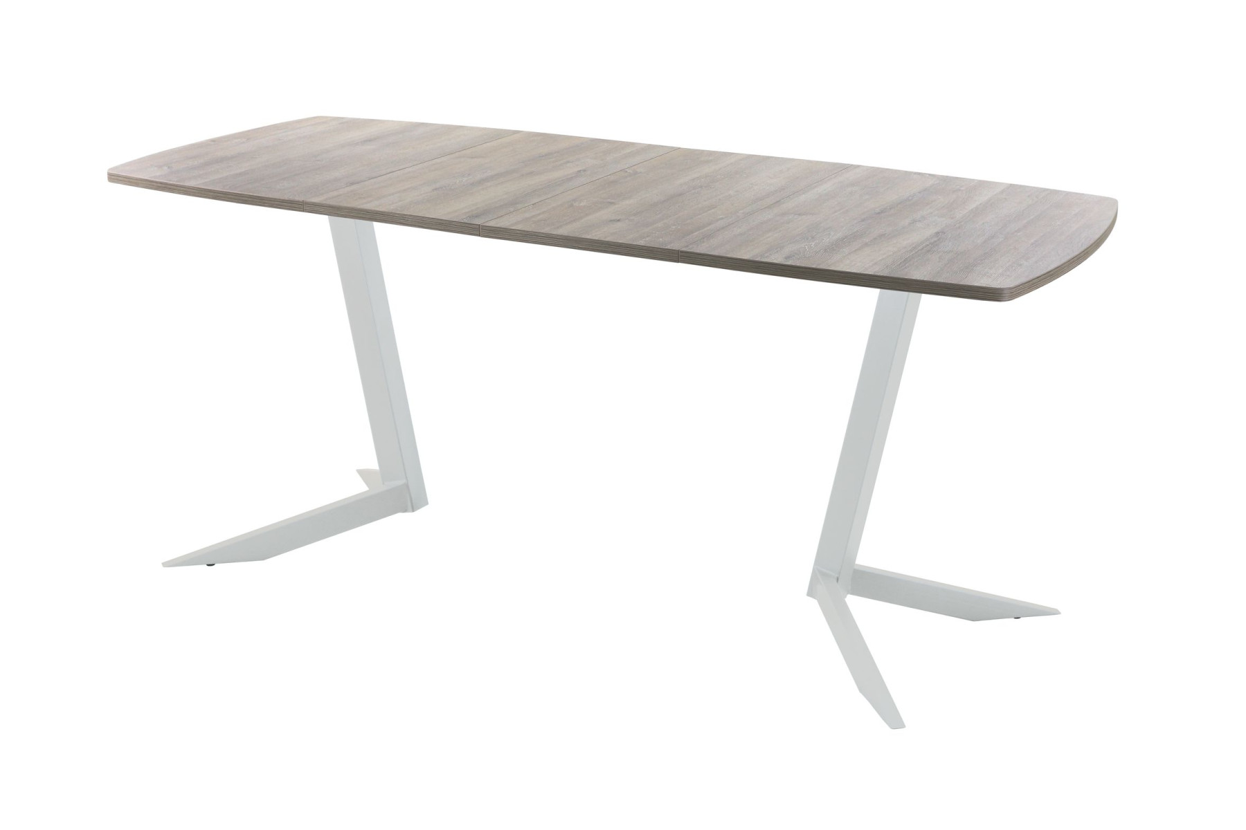 Обеденный стол AMC Elite (серии SLIM) / E19(1200) D6 (серебро/Дуб Уайт-Ривер песочно-бежевый)