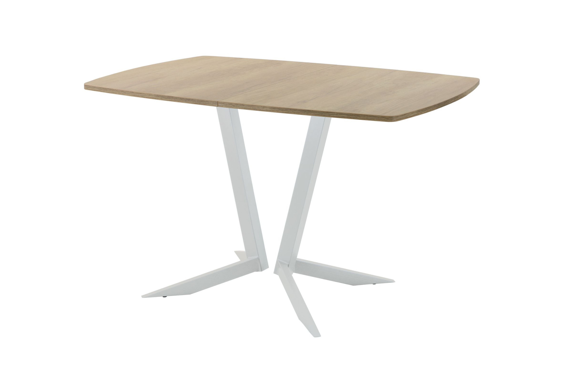 Обеденный стол AMC Elite (серии SLIM) / E19(1100) D6 (серебро/Дуб Небраска Натуральный)