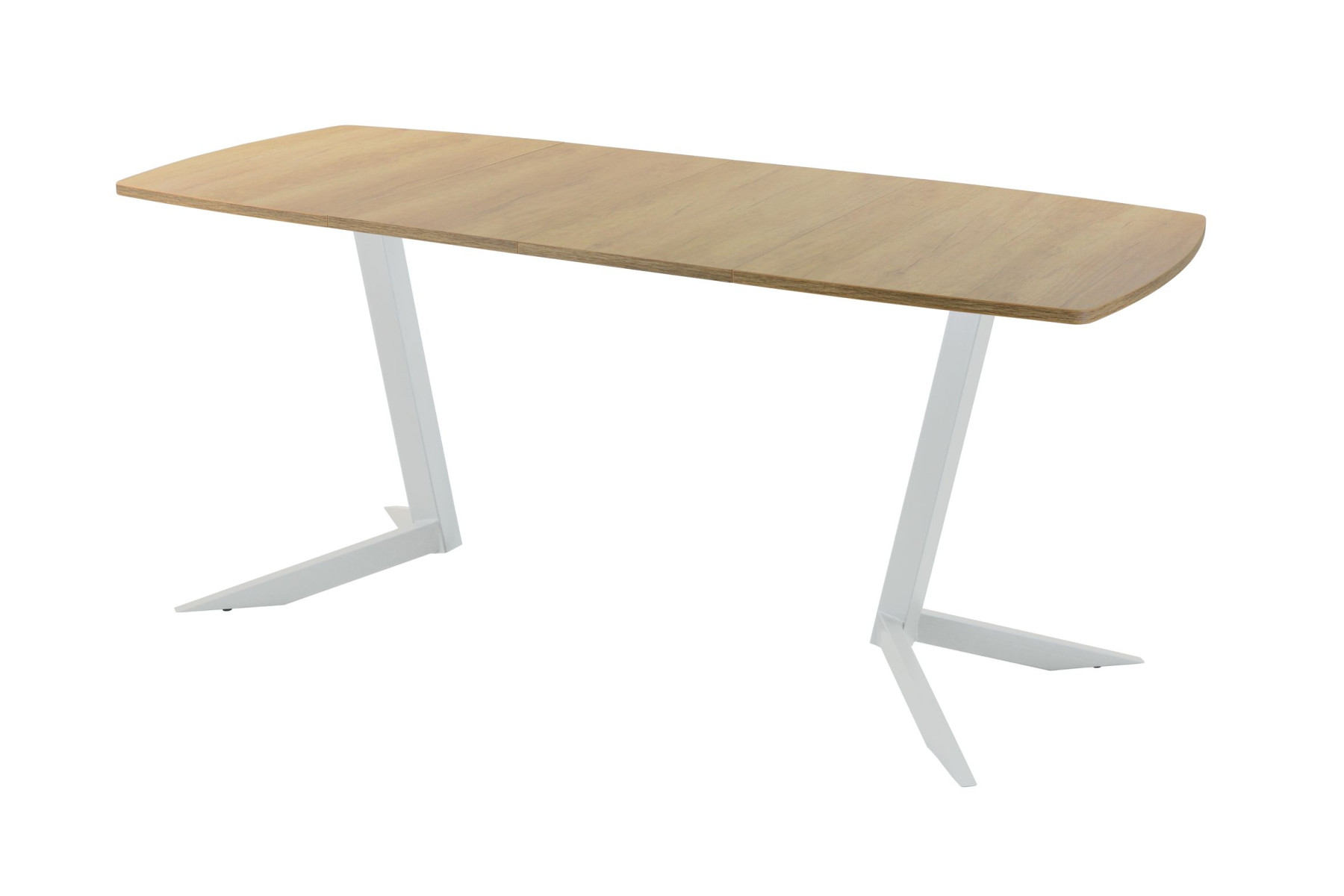 Обеденный стол AMC Elite (серии SLIM) / E19(1100) D6 (серебро/Дуб Небраска Натуральный)