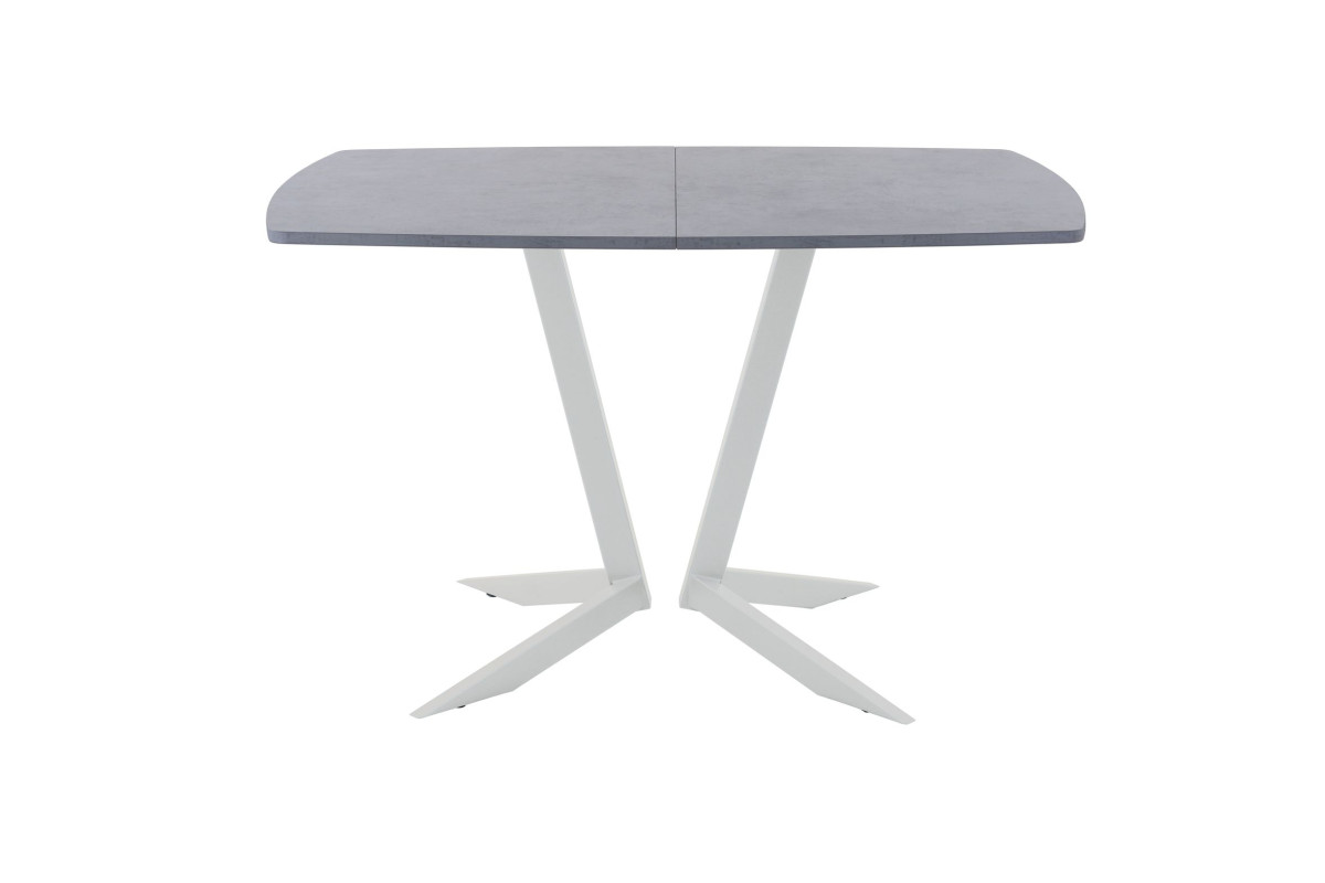Обеденный стол AMC Elite (серии SLIM) / E19(1100) D6 (серебро/Бетон Чикаго светло-серый)