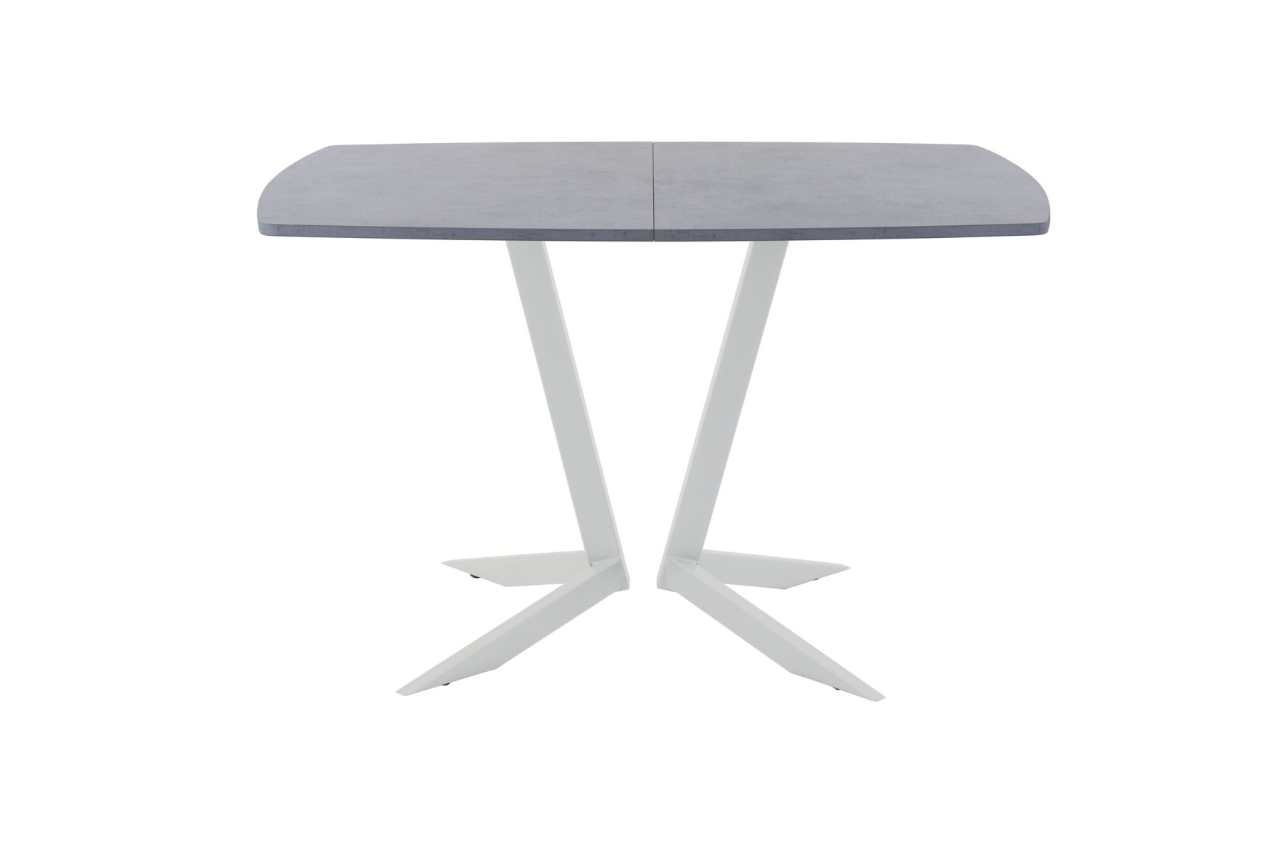 Обеденный стол AMC Elite (серии SLIM) / E19(1100) D6 (серебро/Бетон Чикаго светло-серый)