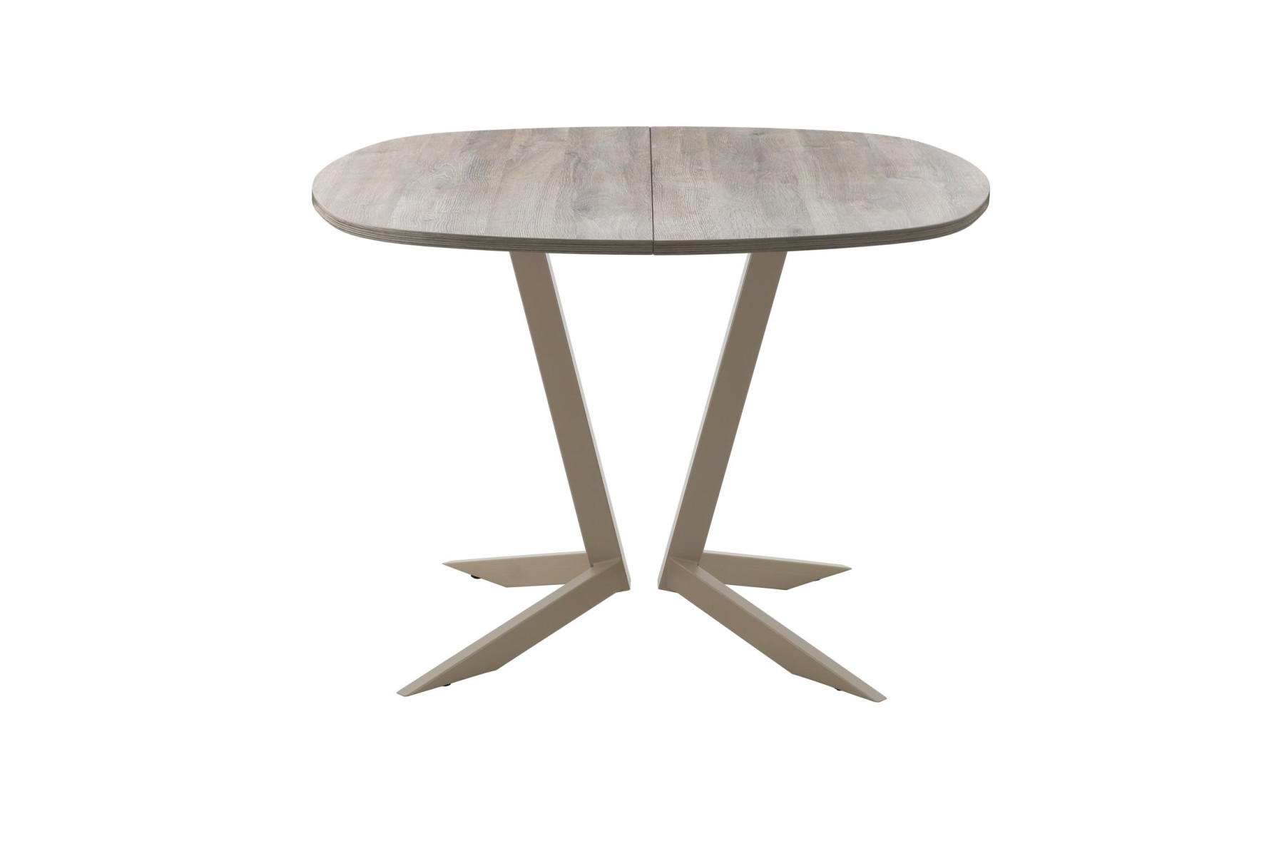 Обеденный стол AMC Elite (серии SLIM) / E19(800) D7 (капучино/Дуб Уайт-Ривер песочно-бежевый)