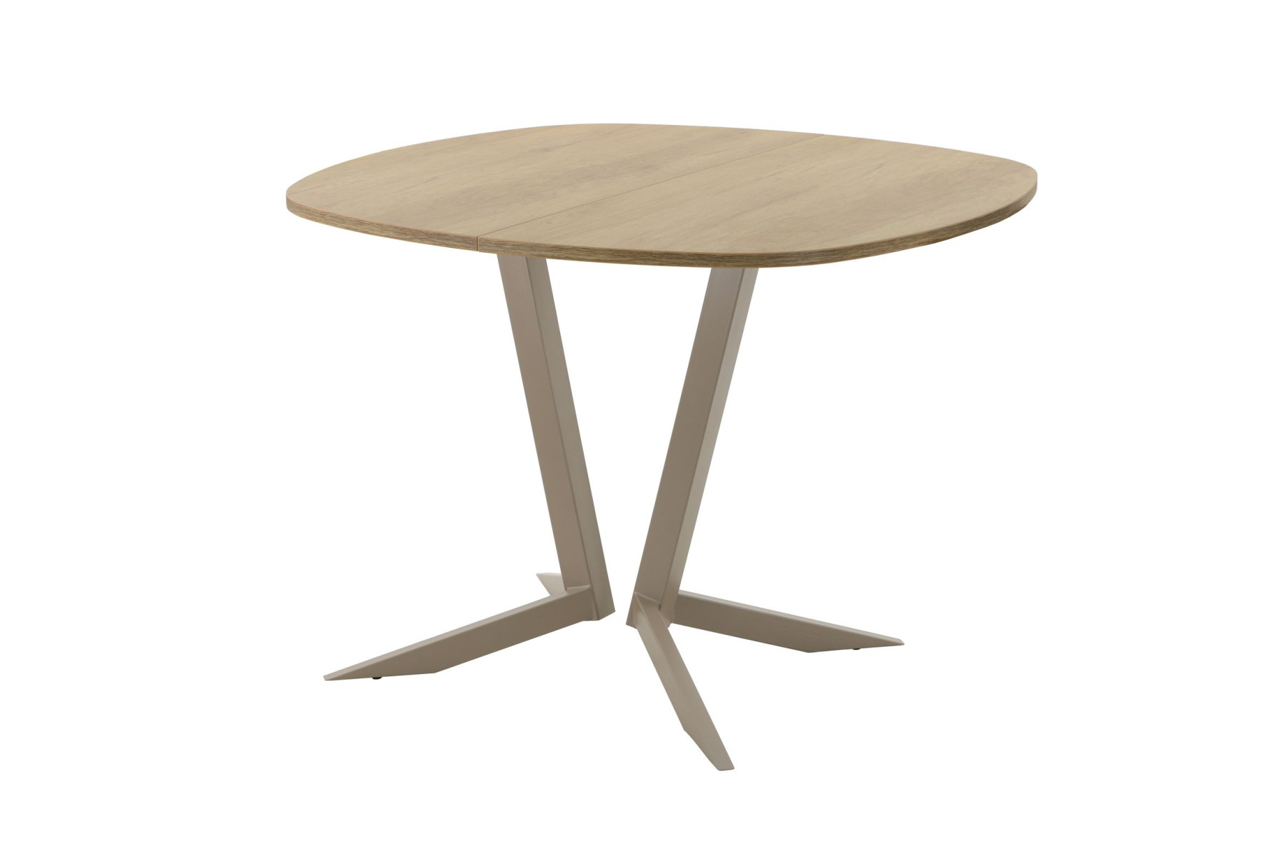 Обеденный стол AMC Elite (серии SLIM) / E19(900) D7 (капучино/Дуб Небраска Натуральный)