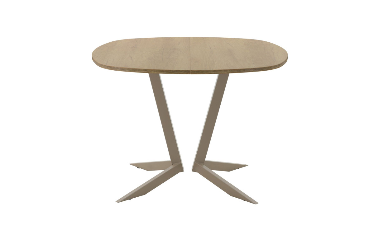 Обеденный стол AMC Elite (серии SLIM) / E19(900) D7 (капучино/Дуб Небраска Натуральный)