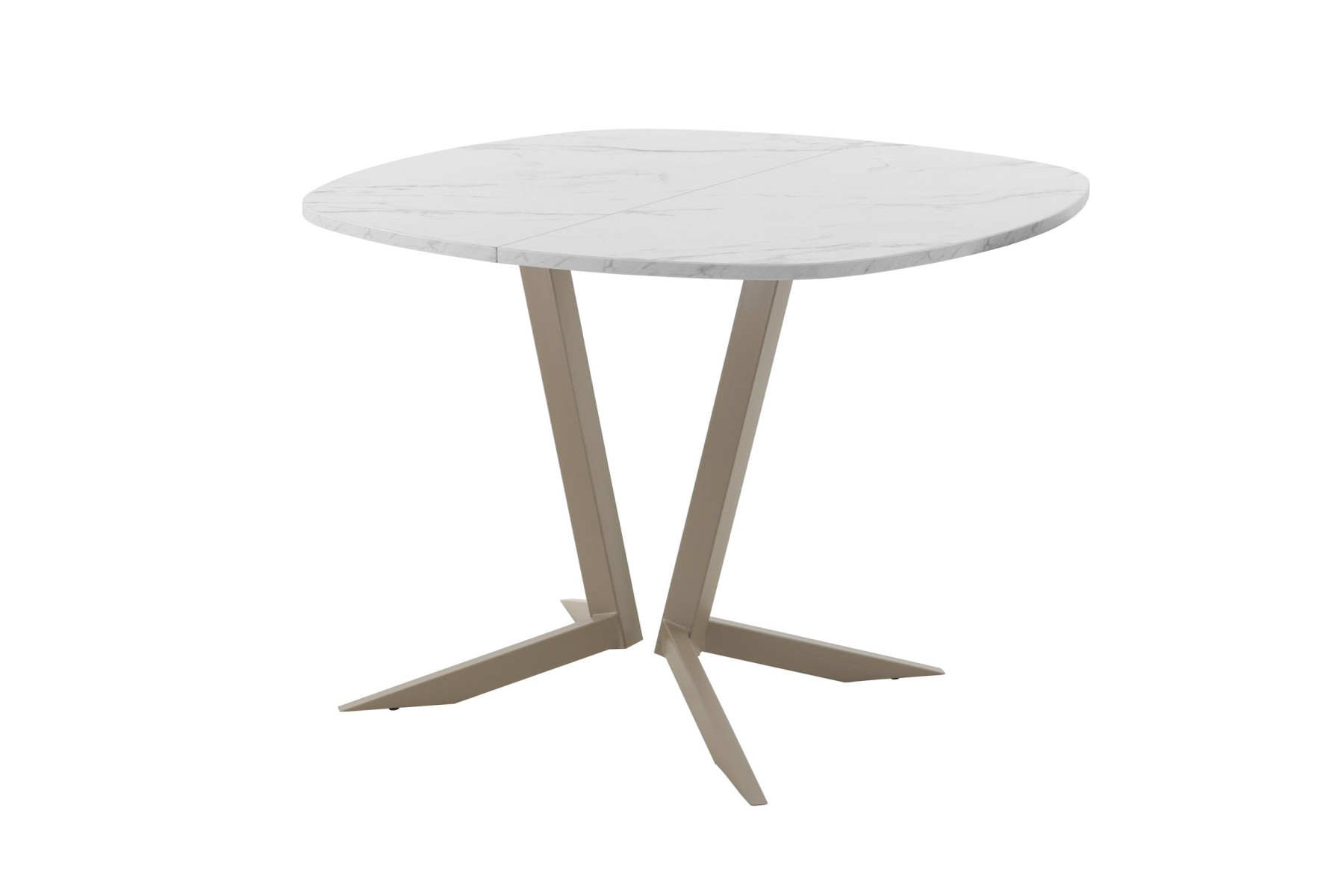 Обеденный стол AMC Elite (серии SLIM) / E19(900) D7 (капучино/Мрамор Кристалл)