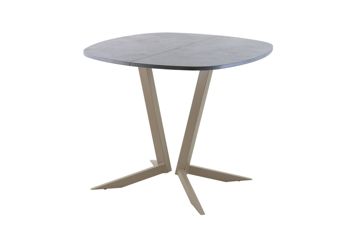 Обеденный стол AMC Elite (серии SLIM) / E19(900) D7 (капучино/Бетон Чикаго светло-серый)