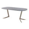 Обеденный стол AMC Elite (серии SLIM) / E19(900) D7 (капучино/Бетон Чикаго светло-серый)