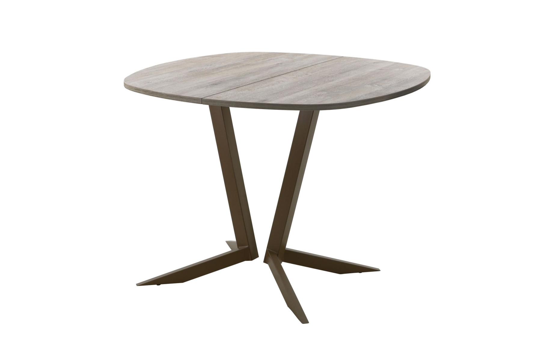 Обеденный стол AMC Elite (серии SLIM) / E19(900) D7 (коричневый/Дуб Уайт-Ривер песочно-бежевый)