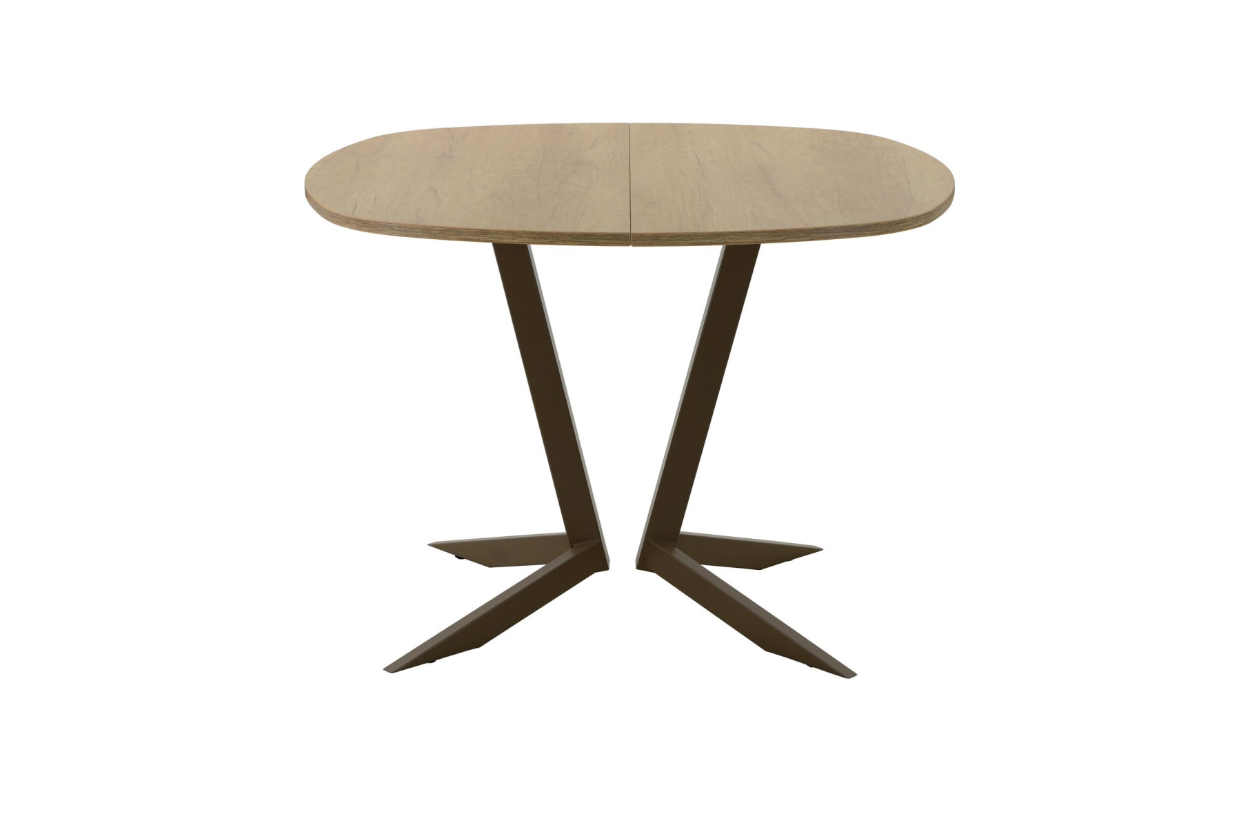 Обеденный стол AMC Elite (серии SLIM) / E19(800) D7 (коричневый/Дуб Небраска Натуральный)