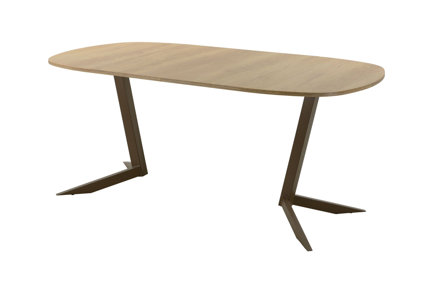 Обеденный стол AMC Elite (серии SLIM) / E19(800) D7 (коричневый/Дуб Небраска Натуральный)