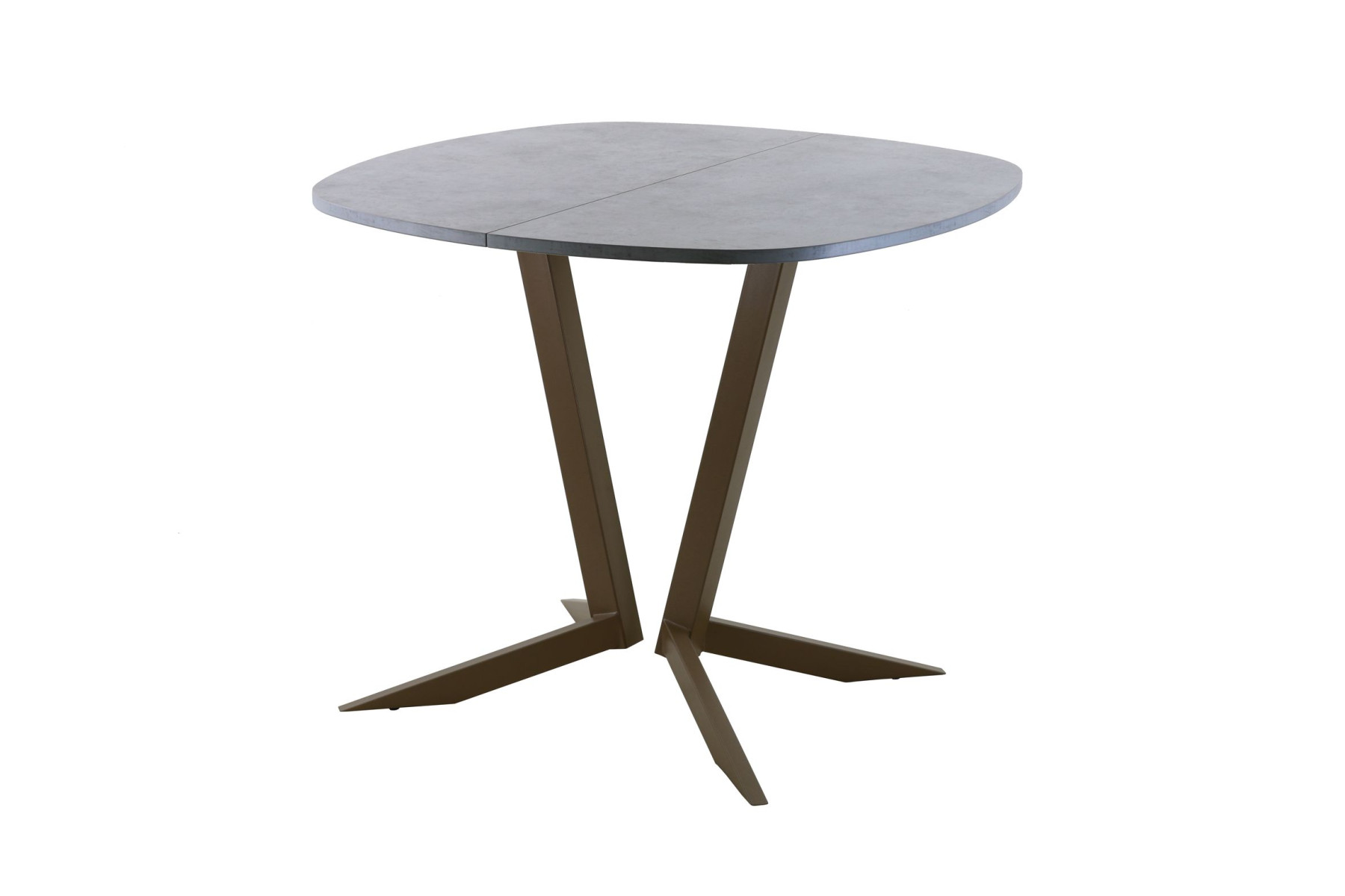 Обеденный стол AMC Elite (серии SLIM) / E19(900) D7 (коричневый/Бетон Чикаго светло-серый)