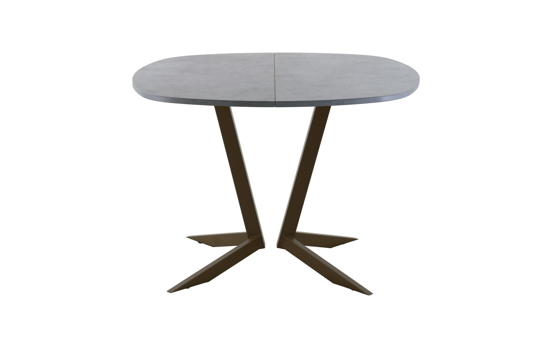 Обеденный стол AMC Elite (серии SLIM) / E19(900) D7 (коричневый/Бетон Чикаго светло-серый)