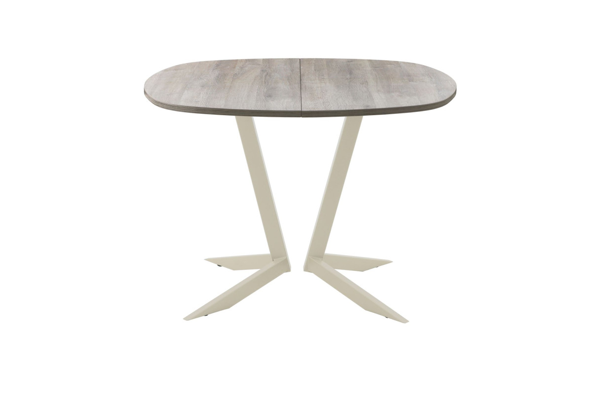 Обеденный стол AMC Elite (серии SLIM) / E19(900) D7 (бежевый/Дуб Уайт-Ривер песочно-бежевый)