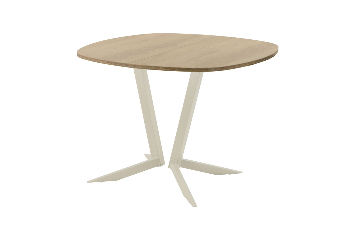 Обеденный стол AMC Elite (серии SLIM) / E19(900) D7 (бежевый/Дуб Небраска Натуральный)