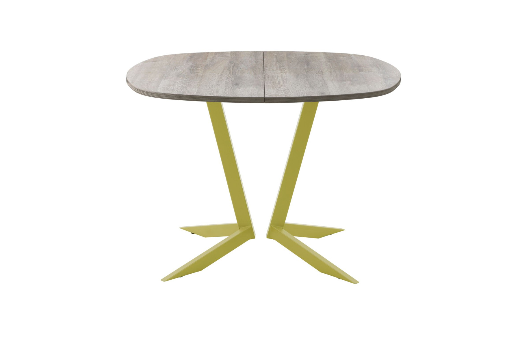 Обеденный стол AMC Elite (серии SLIM) / E19(900) D7 (золото/Дуб Уайт-Ривер песочно-бежевый)