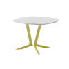 Обеденный стол AMC Elite (серии SLIM) / E19(900) D7 (золото/Мрамор Кристалл)