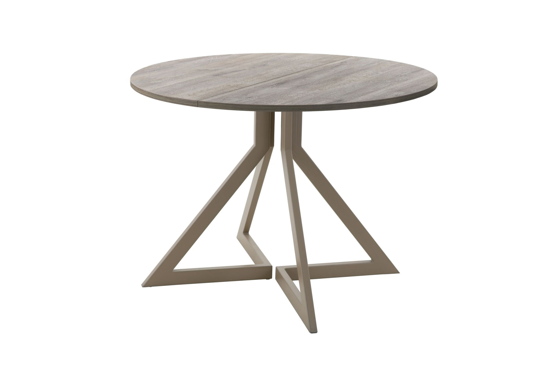 Обеденный стол AMC Elite (серии SLIM) / E20(900) D1 (капучино/Дуб Уайт-Ривер песочно-бежевый)