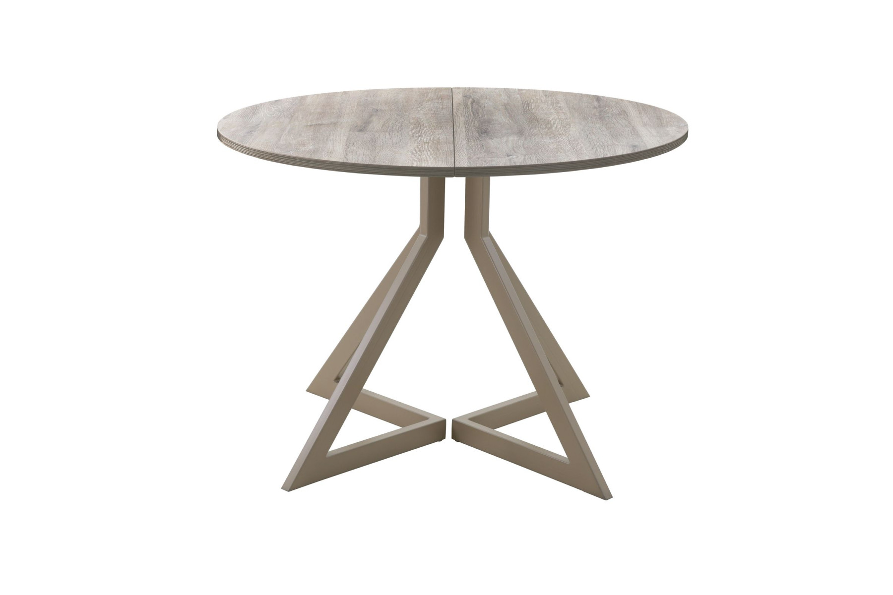 Обеденный стол AMC Elite (серии SLIM) / E20(900) D1 (капучино/Дуб Уайт-Ривер песочно-бежевый)