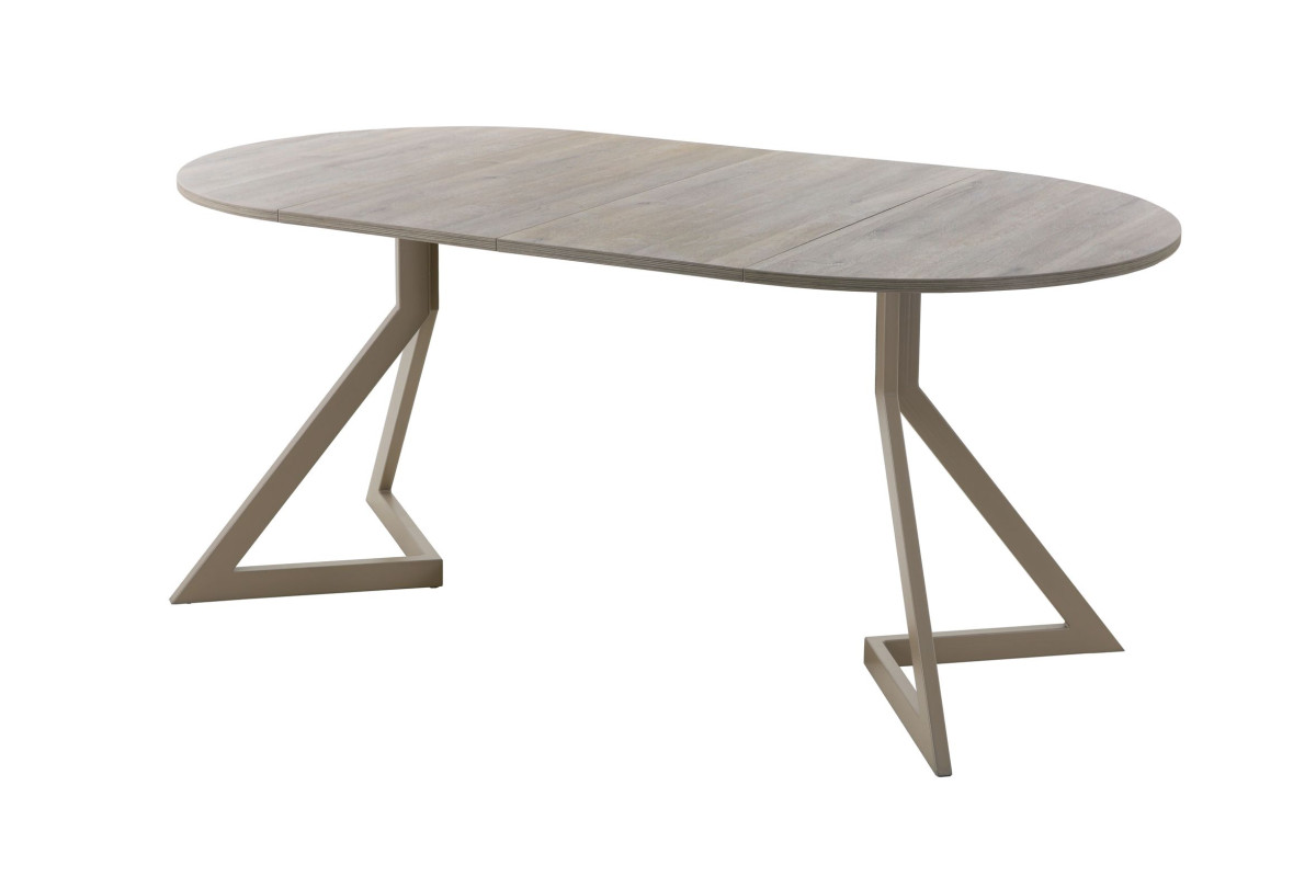 Обеденный стол AMC Elite (серии SLIM) / E20(900) D1 (капучино/Дуб Уайт-Ривер песочно-бежевый)