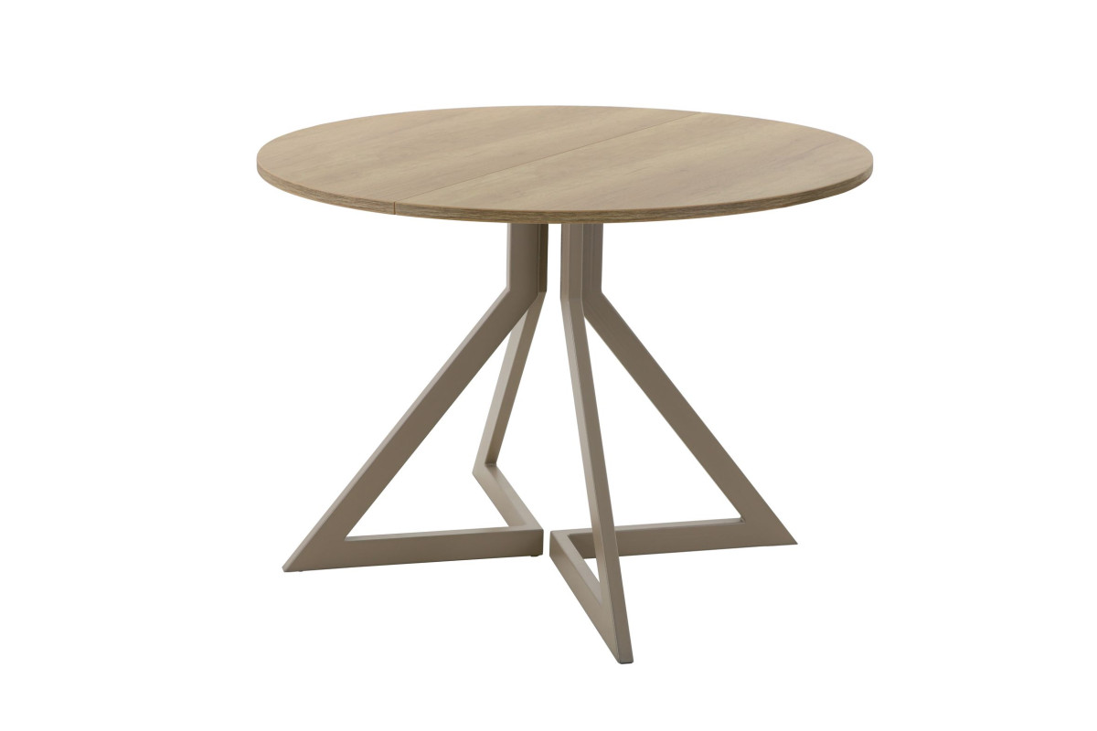 Обеденный стол AMC Elite (серии SLIM) / E20(900) D1 (капучино/Дуб Небраска Натуральный)