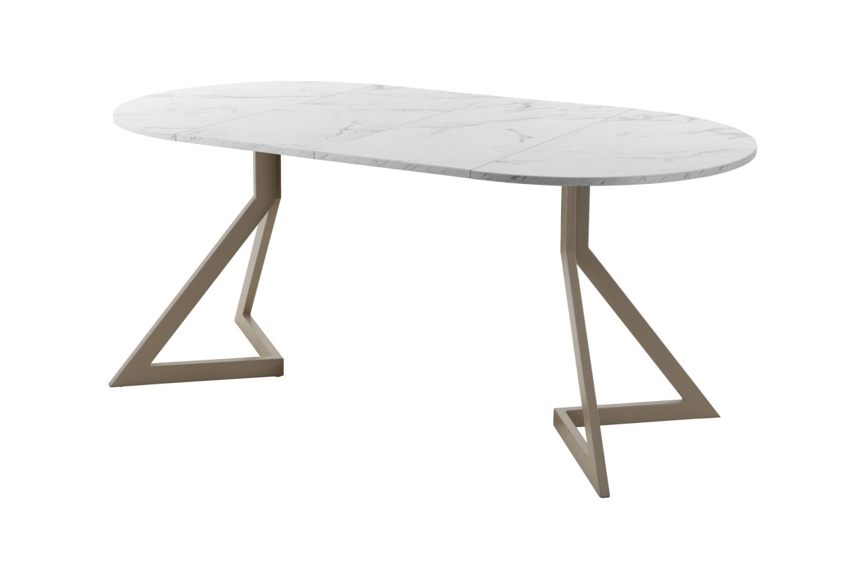 Обеденный стол AMC Elite (серии SLIM) / E20(900) D1 (капучино/Мрамор Кристалл)