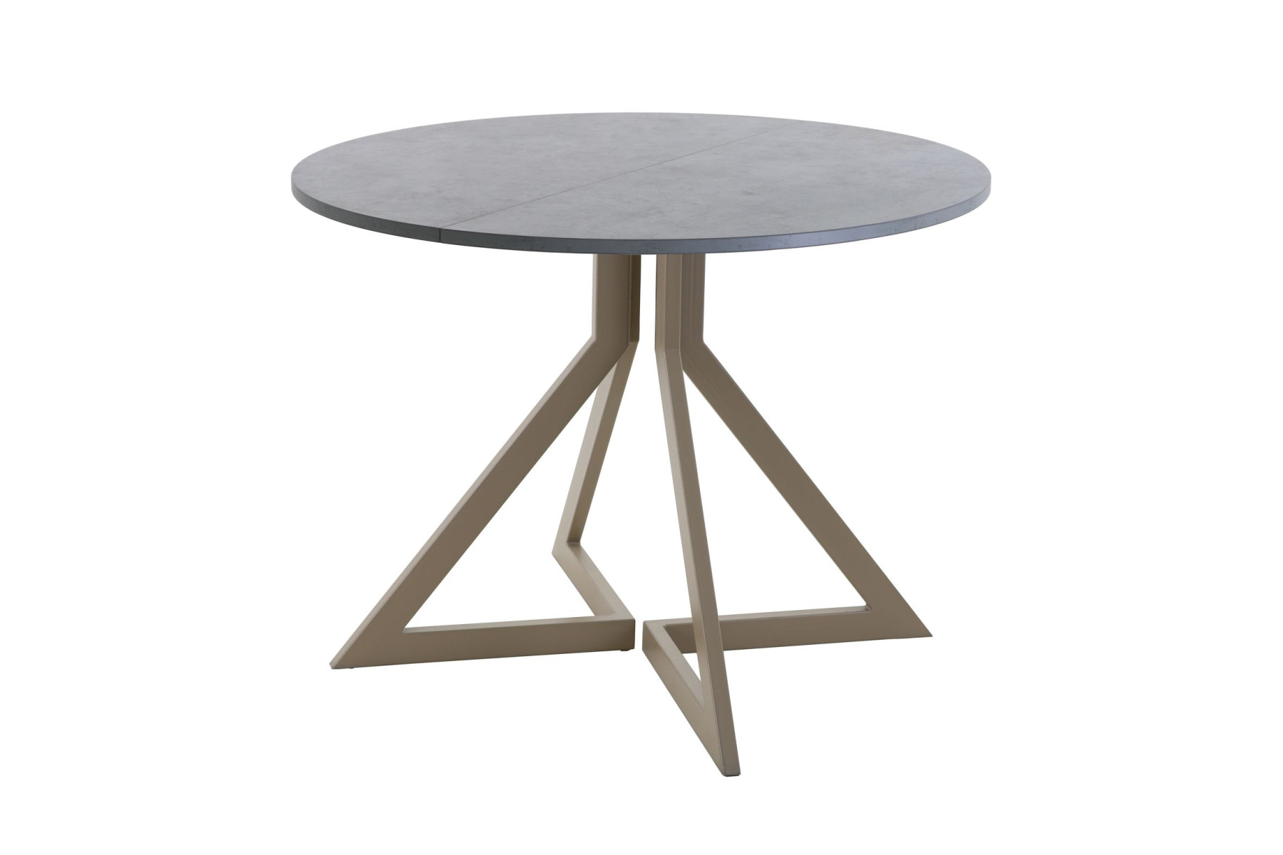 Обеденный стол AMC Elite (серии SLIM) / E20(800) D1 (капучино/Бетон Чикаго светло-серый)