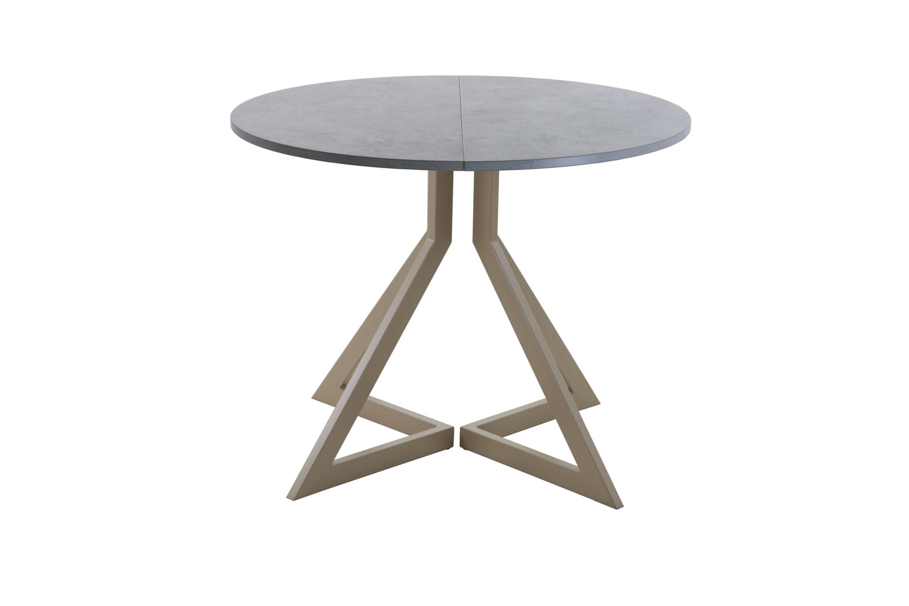 Обеденный стол AMC Elite (серии SLIM) / E20(800) D1 (капучино/Бетон Чикаго светло-серый)