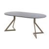 Обеденный стол AMC Elite (серии SLIM) / E20(800) D1 (капучино/Бетон Чикаго светло-серый)