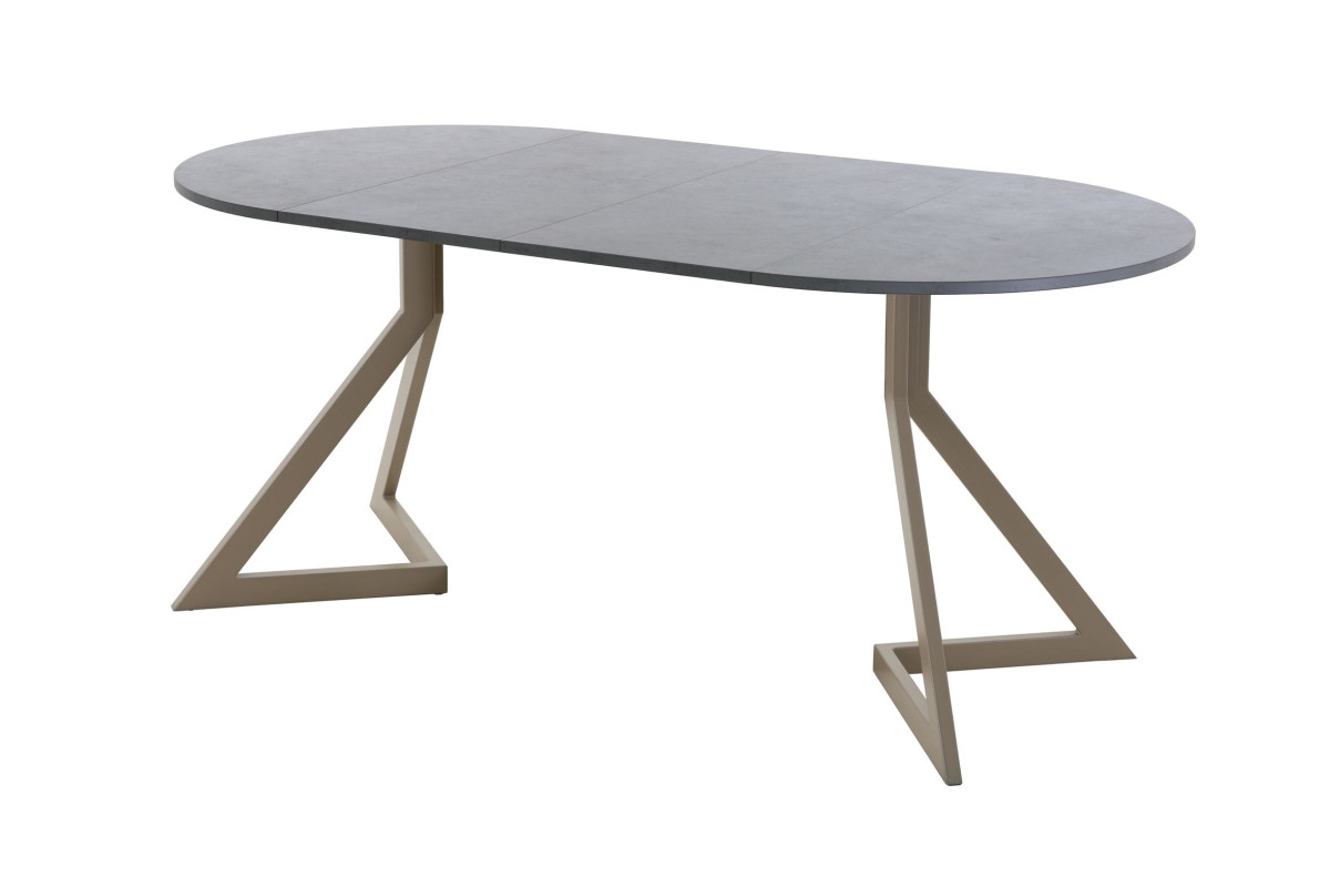 Обеденный стол AMC Elite (серии SLIM) / E20(800) D1 (капучино/Бетон Чикаго светло-серый)