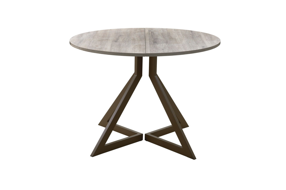 Обеденный стол AMC Elite (серии SLIM) / E20(900) D1 (коричневый/Дуб Уайт-Ривер песочно-бежевый)