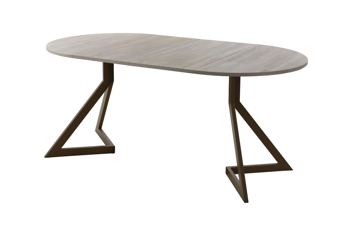 Обеденный стол AMC Elite (серии SLIM) / E20(900) D1 (коричневый/Дуб Уайт-Ривер песочно-бежевый)