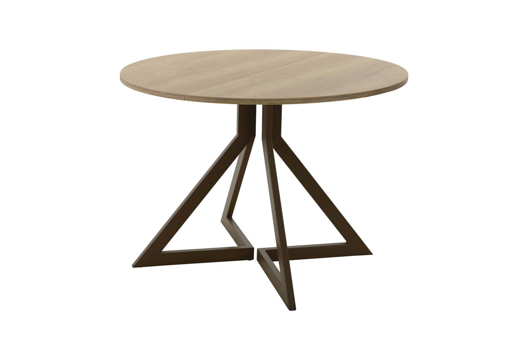 Обеденный стол AMC Elite (серии SLIM) / E20(800) D1 (коричневый/Дуб Небраска Натуральный)